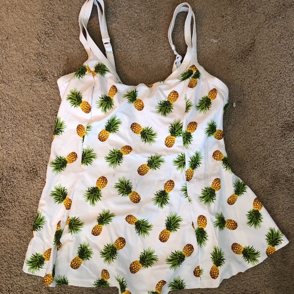 Pineapple one piece swimsuit